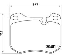 Pastillas de freno P 65 002 BREMBO para PORSCHE 924 944 928