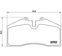 Brembo P 65 005 Pastillas de Frenos