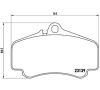 Pastillas de freno P 65 011 BREMBO para PORSCHE 911 911 Descapotable 911 Targa