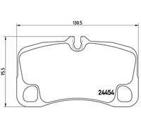 Pastillas de freno P 65 013 BREMBO para PORSCHE 911 911 Descapotable