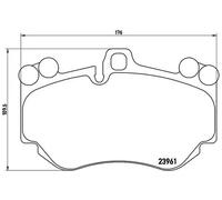 Pastillas de freno P 65 016 BREMBO para PORSCHE AUDI LAMBORGHINI
