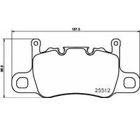 Pastillas de freno P 65 037 BREMBO para PORSCHE 911 CAYMAN