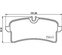 Pastillas de freno P 65 040 BREMBO para PORSCHE MACAN