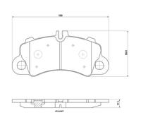 Pastillas de freno P 65 043X BREMBO