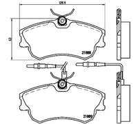 Pastillas de freno P 68 023 BREMBO para RENAULT ESPACE III