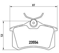 Pastillas de freno P 68 024 BREMBO para RENAULT NISSAN CITROËN OPEL