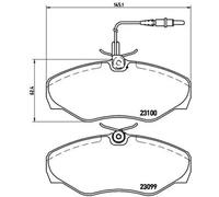 BREMBO P 68 026 Juego de pastillas de freno