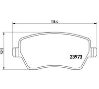 Pastillas de freno P 68 033X BREMBO para DACIA RENAULT NISSAN MERCEDES-BENZ LADA