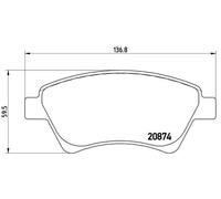 Brembo P 68 034 Pastillas de Frenos