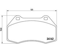 Pastillas de freno P 68 036 BREMBO para RENAULT ALPINE