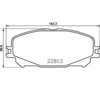 Pastillas de freno P 68 071 BREMBO para RENAULT MITSUBISHI