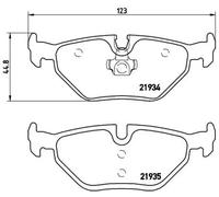 Pastillas de freno P 71 006 BREMBO para SAAB 9-5 9-5 Station Wagon