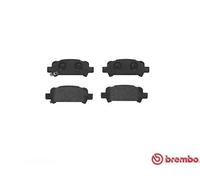 Pastillas de freno P 78 011 BREMBO para SUBARU IMPREZA Sedán IMPREZA Coupé