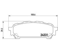 Brembo P 78 014 Pastillas de Frenos