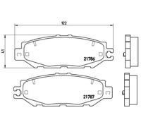Pastillas de freno P 83 036 BREMBO para LEXUS LS