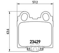 Pastillas de freno P 83 045 BREMBO para LEXUS GS IS I SC Descapotable