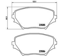 Brembo P 83 055 Pastillas de Frenos