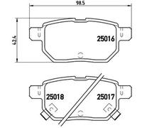 Brembo P 83 133 Pastillas de Frenos