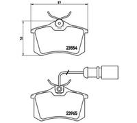 Brembo P 85 058 Pastillas de Frenos