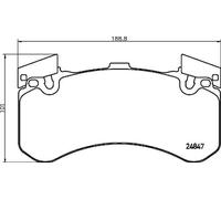 Pastillas de freno P 85 136 BREMBO para AUDI BENTLEY