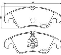 Brembo P 85 145 Pastillas de Frenos