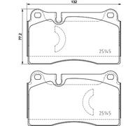 Brembo P 85 159 - Juego de pastillas de freno