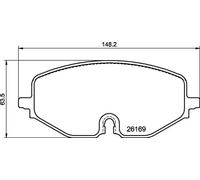Pastillas de freno P 85 182X BREMBO para VW SKODA AUDI SEAT CUPRA FORD