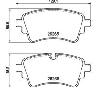 Pastillas de freno P 85 186 BREMBO para AUDI A4 B9 A4 B9 Avant Q5 A6 C8 A5