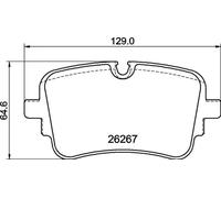 Pastillas de freno P 85 190 BREMBO para AUDI VW