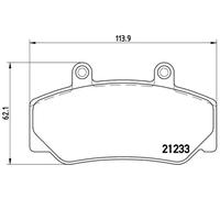Pastillas de freno P 86 006 BREMBO para VOLVO UMM