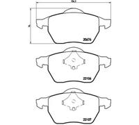 Brembo P 86 015 Pastillas de Frenos
