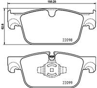 Pastillas de freno P 86 028 BREMBO para VOLVO V90 II Station Wagon S90 II V60 II