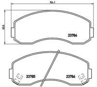 BREMBO P 99 003 Juego de pastillas de freno