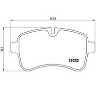 Brembo P A6 027 Pastillas de Frenos