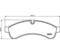 Pastillas de freno P A6 030 BREMBO para IVECO IRISBUS