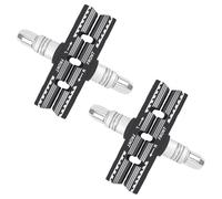 Pastillas de Freno para Bicicleta Premium 70mm, 2 Pares/4 Piezas Almohadillas de Freno V-Brake de Caucho para Bicicletas de Carretera, Juego de Bloques de Freno sin Ruido para MTB