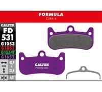 PASTILLAS FRENO GALFER DISCO E-BIKE BRAKE PAD FORMULA CURA 4
