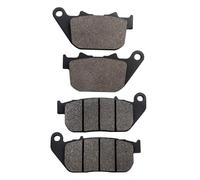 Pastillas de freno para motocicletas Pastillas de freno delanteras y traseras para motocicleta para Harley para Davidson XL50 Sportster 2007 XL883 Nightster 2004-2014(Front and Rear)