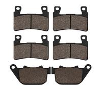 Pastillas de freno para motocicletas Pastillas de freno delanteras y traseras para motocicleta para Harley para Davidson XR1200 2008 2009 2010 XR1200X 2011 2012(Front and Rear)