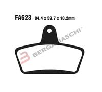 EBC Brakes FA623HH Juego de pastillas de freno