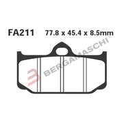 PASTILLAS DE FRENO PINZA BREMBO 4 PISTONES FA211 EBC