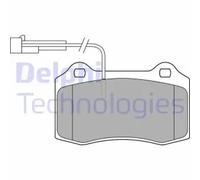 Pastillas de freno semimetálico LP1543 DELPHI para ALFA ROMEO FIAT PEUGEOT