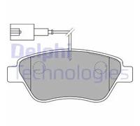 Pastillas de freno semimetálico LP1722 DELPHI para FIAT ABARTH ALFA ROMEO LANCIA
