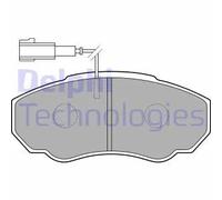 Pastillas de freno semimetálico LP1750 DELPHI para CITROËN FIAT PEUGEOT