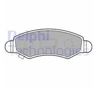 DELPHI Juego de 4 pastillas de freno para SUZUKI: Ignis, Wagon R & SUBARU: Justy & VAUXHALL: Agila & OPEL: Agila (Ref: LP1919)