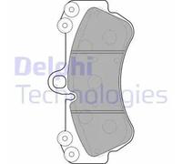 Pastillas de freno semimetálico LP2057 DELPHI para VW PORSCHE