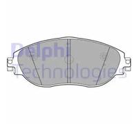 Juego de pastillas de freno DELPHI LP2250, delante