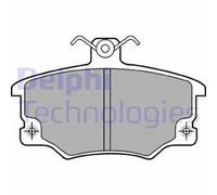 DELPHI Juego de 4 pastillas de freno para FIAT: Panda, Regata, Ritmo, Punto, Croma, Argenta, Uno, Tempra, Marengo, Barchetta, Seicento (Ref: LP459)