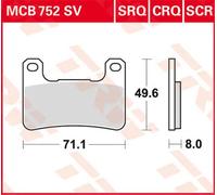 Pastillas de freno sinterizadas serie Sv Trw Suzuki Dl/gsx-r/gsx/vzr Kawasaki...