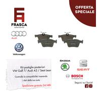 PASTILLAS DE FRENO TRASERAS BOSCH 0986494659 Skoda Karoq 2.0 4x4 Skoda Octavia 4